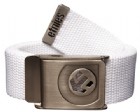 Web Belt White/Silver